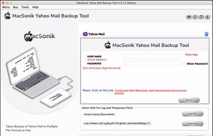 MacSonik Yahoo Mail Backup Tool screenshot 1