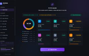 MacSweep screenshot 1