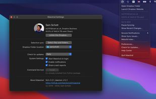 Maestral screenshot 1