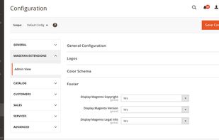 Magento 2 Admin View Extension screenshot 1