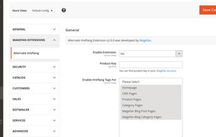 Alternate Tags General Configuration