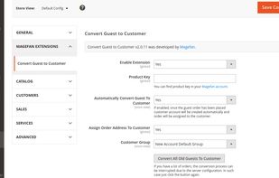 Magento 2 Convert Guest to Customer Extension screenshot 2