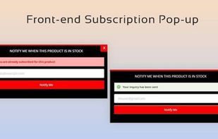 Magento 2 notify me button
