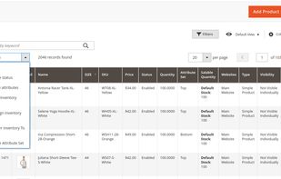 Magento 2 Product Grid Inline Editor screenshot 1