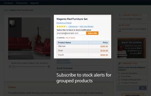 Magento Out of Stock Notification by Amasty screenshot 2