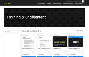 Partner portal - take partners through learning paths and certifications 