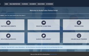 Partner portal - channel partners' experience