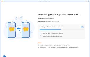 transfer chats process