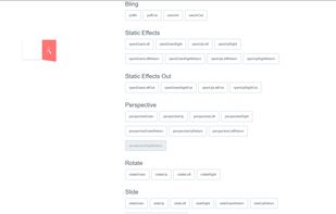 Magic Animations CSS3 screenshot 1