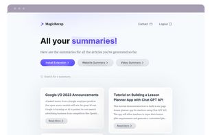 Magic Recap screenshot 1