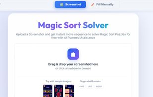 Solver Main Page
