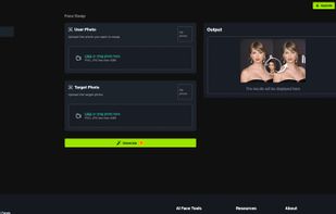 Studio UI of MagicFace