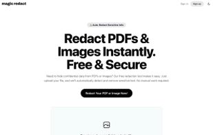 MagicRedact screenshot 1