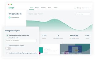 Get insights with analytics dashboard