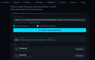 magnet2torrent converter