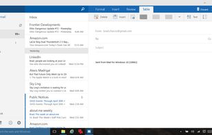 Microsoft Mail and Calendar screenshot 1