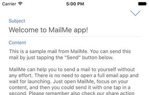 Mail Me screenshot 2