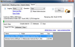 Mail Scavator screenshot 3
