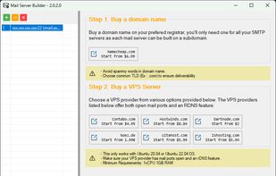 Mail Server Builder screenshot 1
