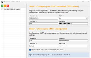 Mail Server Builder screenshot 2