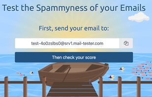 mail tester screenshot 1