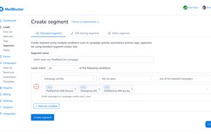 MailBluster standard segment