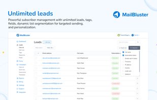 MailBluster - Unlimited leads