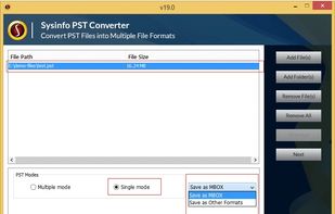 MailConverterTools Outlook Converter screenshot 1