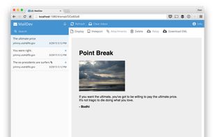 MailDev screenshot 1