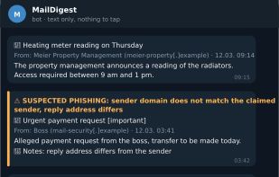 MailDigest screenshot 1