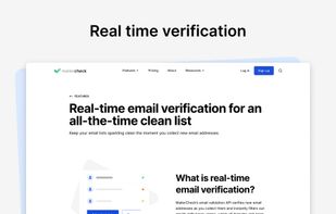 Keep your email lists sparkling clean the moment you collect new email addresses.