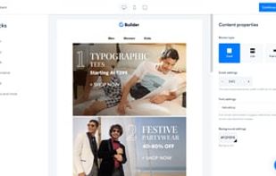 drag and drop builder