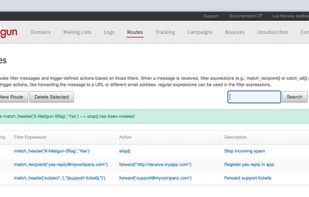 Mailgun screenshot 1
