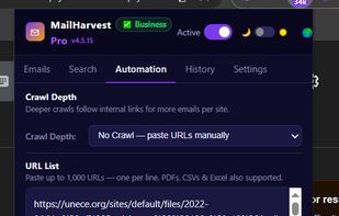 Deep Crawler Automation