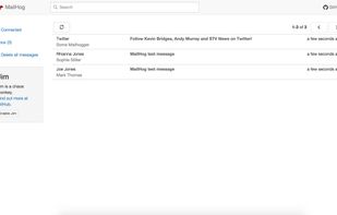 MailHog screenshot 1