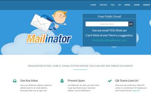 Mailinator screenshot 1