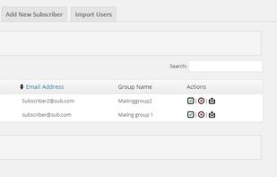 Mailing Group - Listserv screenshot 1