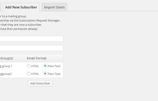 Mailing Group - Listserv screenshot 1