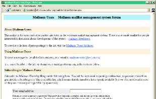 Mailman screenshot 1