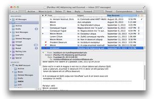 By default MailMate has a classic email client layout, but don’t let this fool you. MailMate is highly configurable.