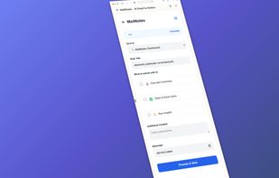 MailNotes screenshot 2