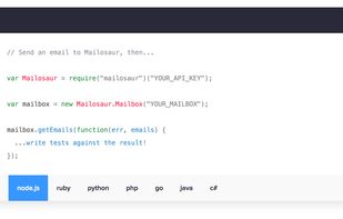 Mailosaur screenshot 1