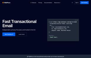 MailPace Landing Page