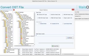MailsClick Convert OST File screenshot 1