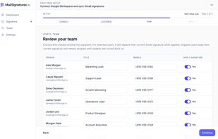 MailSignatures.io screenshot 2