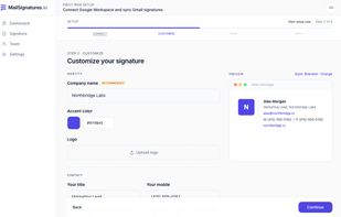 MailSignatures.io screenshot 3