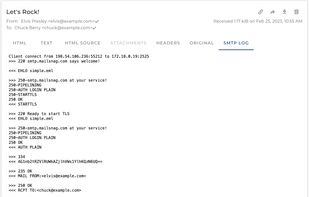 SMTP Log