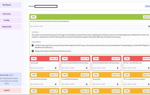 MailSped Dashboard Expanded Email