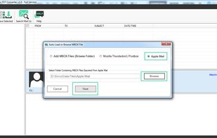 MailsSoftware MBOX to PST Converter screenshot 1