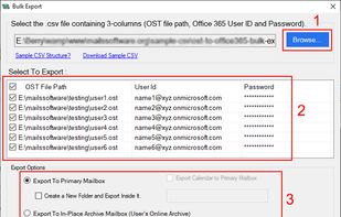 Mailssoftware OST to Office 365 screenshot 1